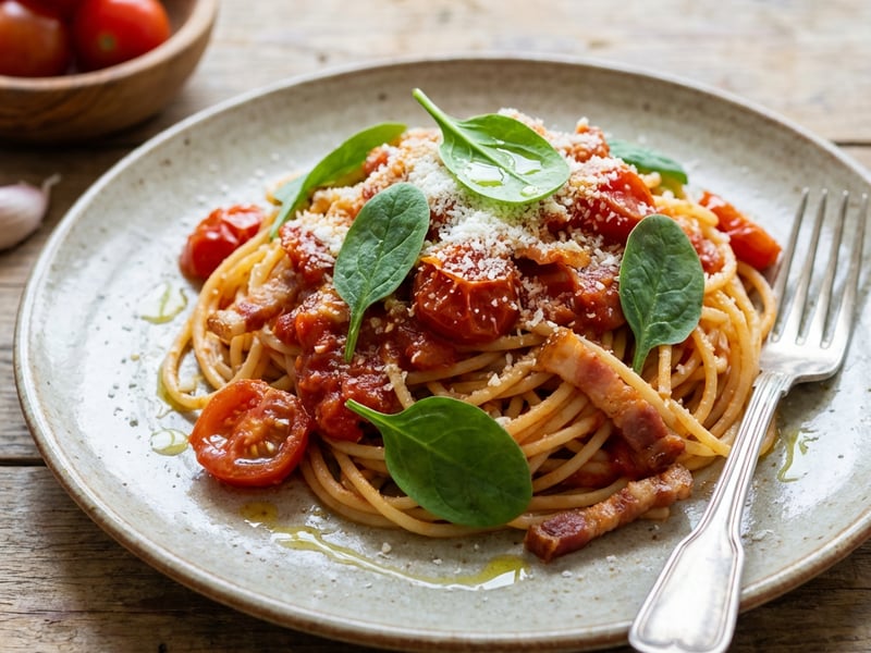 Italian Easter Spaghetti with Pancetta