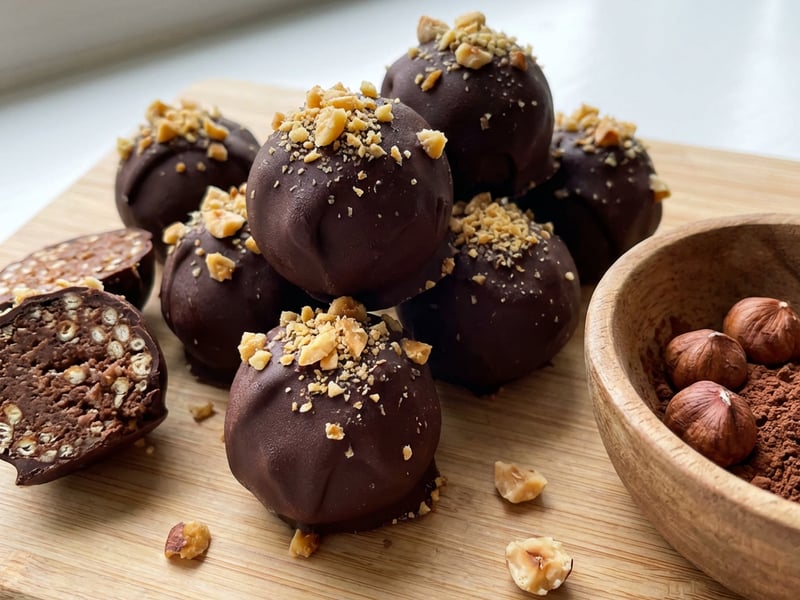 Alakbarát házi Ferrero gombócok