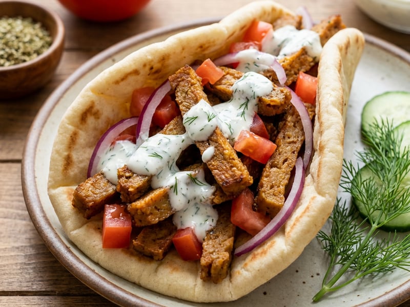 Növényi alapú gyros