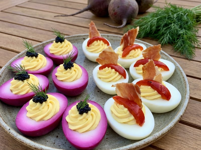 Gourmet Easter Deviled Eggs