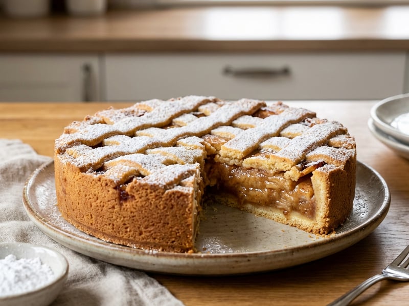 Tender Apple Pie with Vanilla