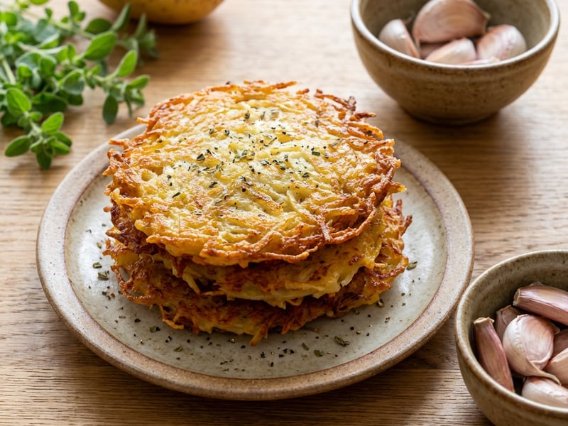 Crispy Homemade Potato Pancakes | Traditional Recipe
