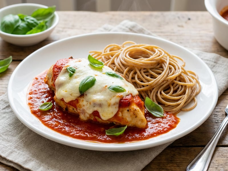 Tomato and Mozzarella Baked Chicken Breast