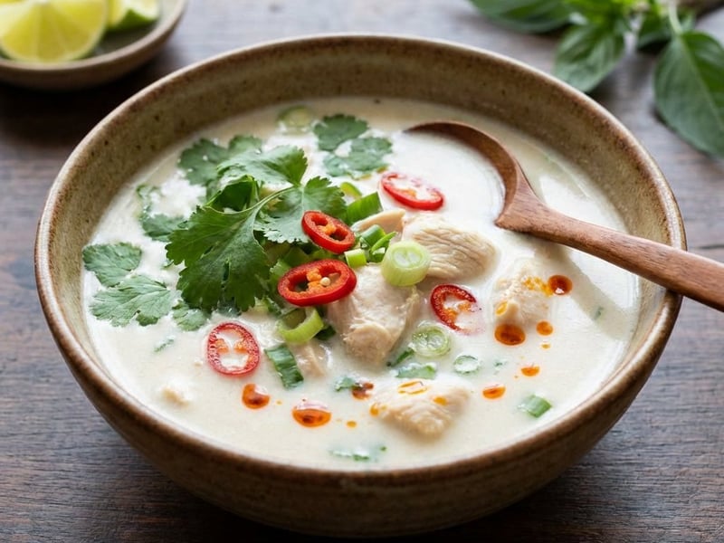Coconut Milk Chicken Soup