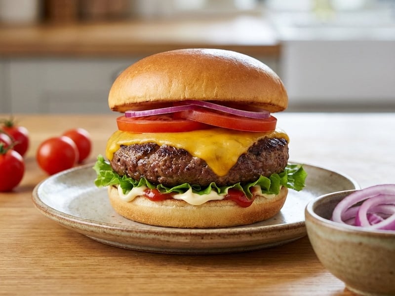 Marhahúsos sajtburger | Szaftos házi recept