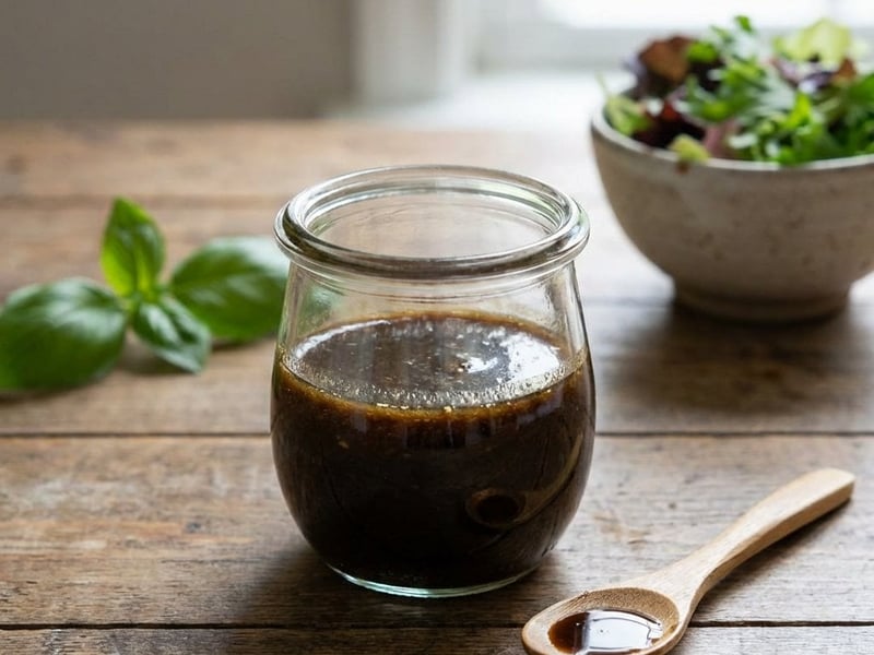 Balsamic Dressing | Quick and Silky Salad Dressing
