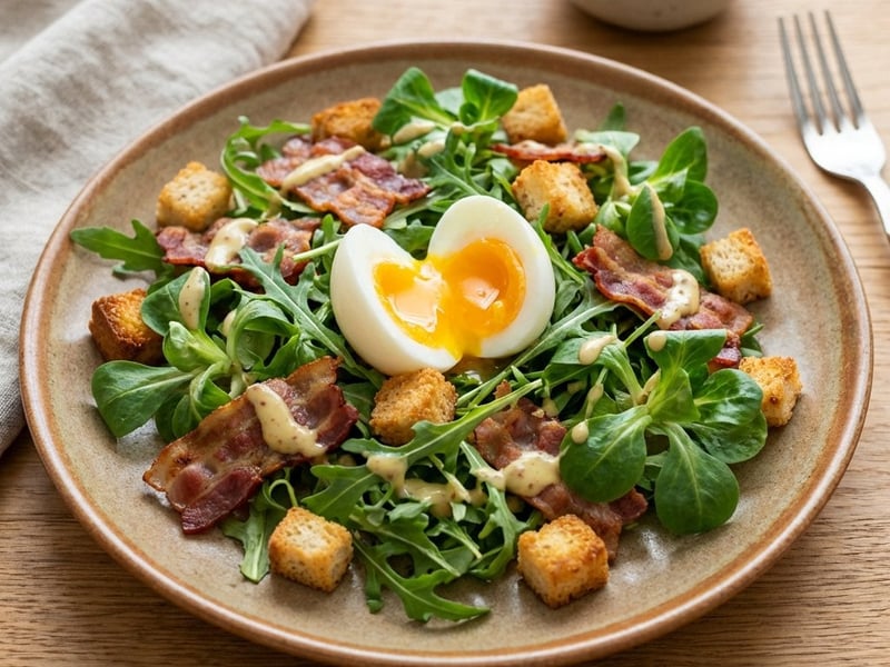 Egg Salad with Crispy Bacon