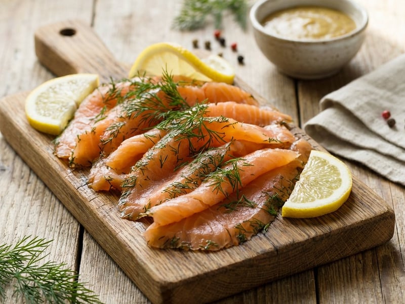 Pácolt lazac - Gravlax (Kifli Kukták)