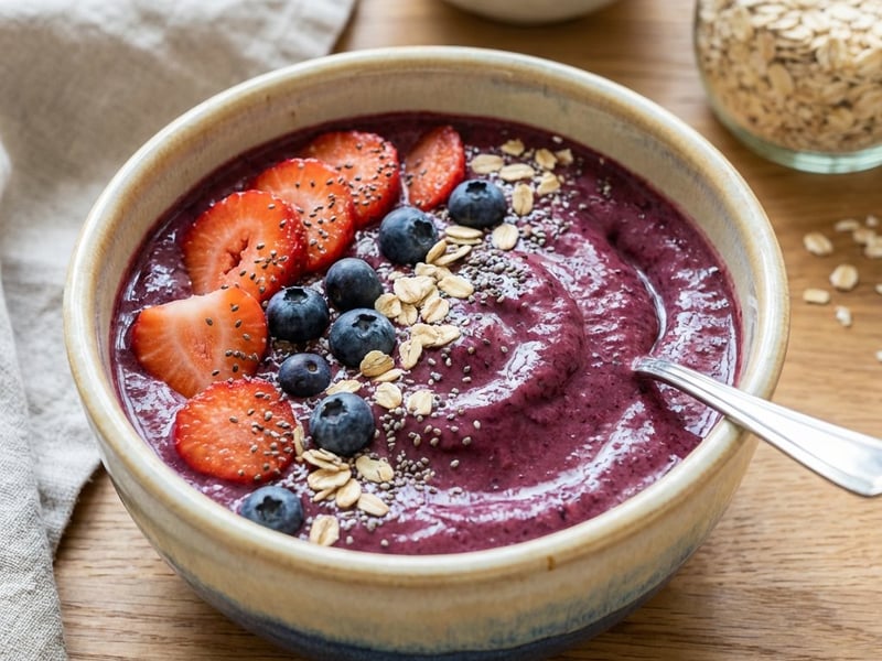 Erdei gyümölcsös smoothie bowl | Vitaminbomba reggelire