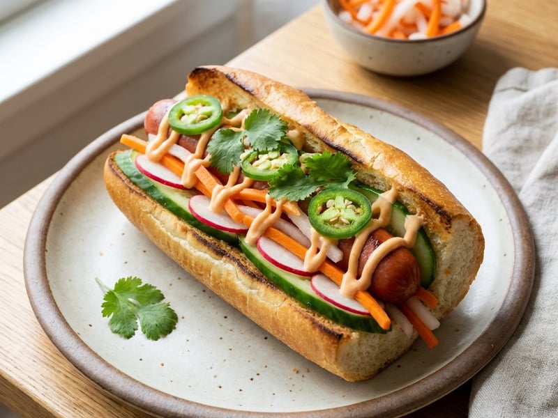 Banh-mi hot dog | Ázsiai fúziós gyors vacsora