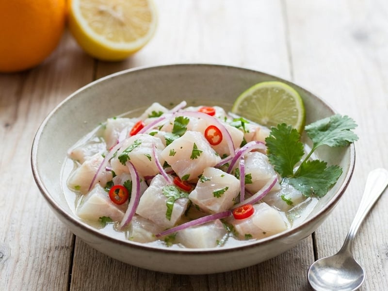 Frissítő Ceviche Avokádóval