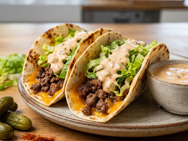 Big Mac tacos | Quick and juicy dinner