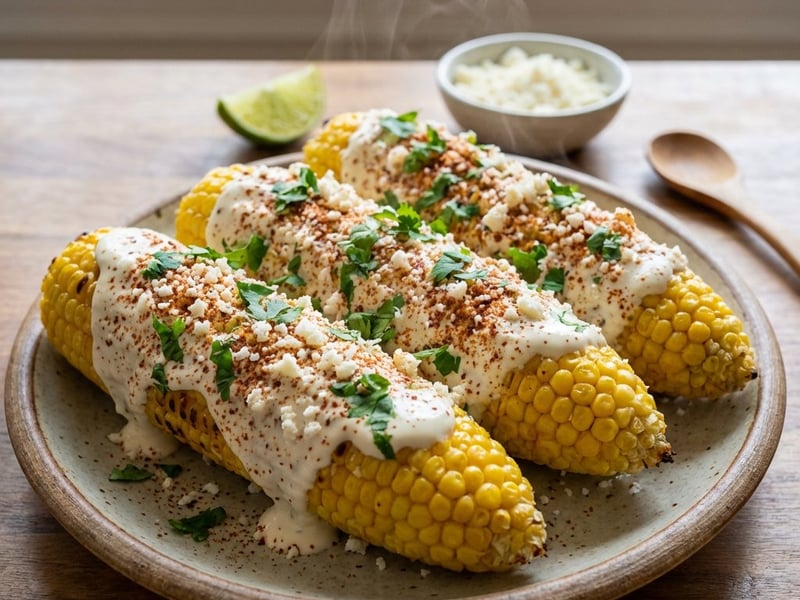 Elotes - Mexikói grillezett kukorica