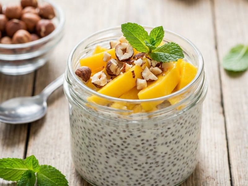 Mango Chia Yogurt | Healthy Breakfast