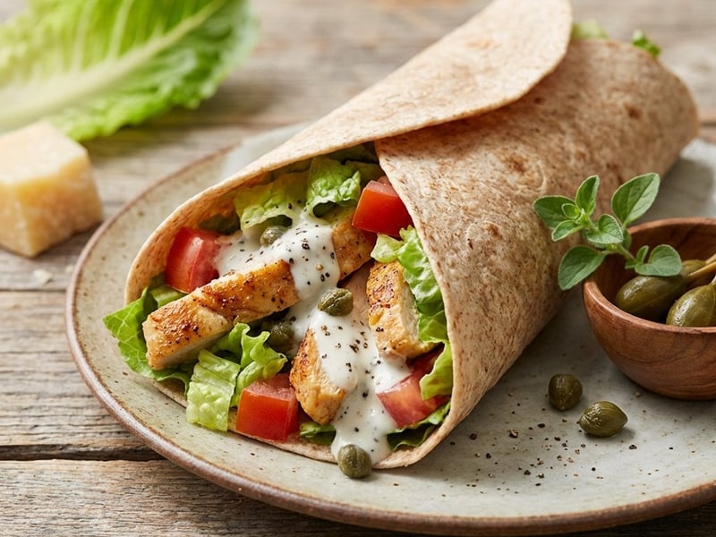 Cézár wrap | Gyors és egészséges ebéd