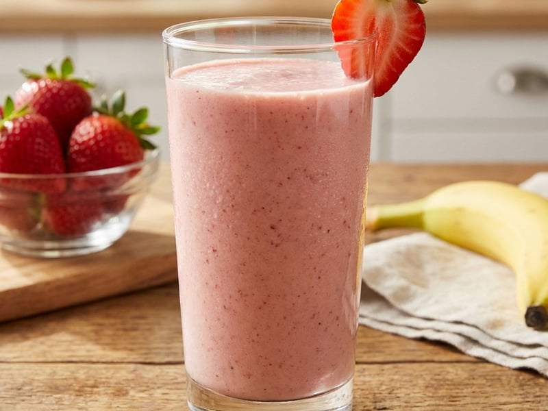 Epres-banános smoothie kefírrel