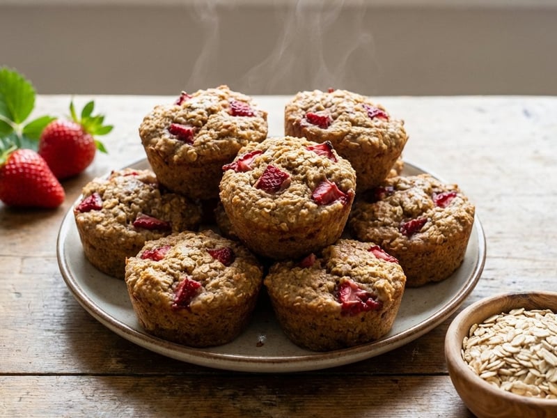 Epres-zabpelyhes muffin | Egészséges reggeli