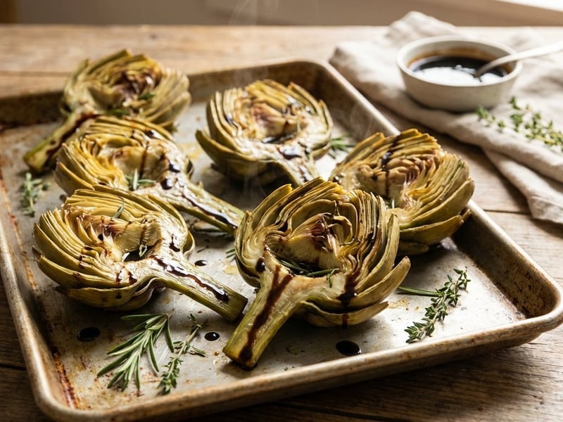 Sült articsóka balsamicóval