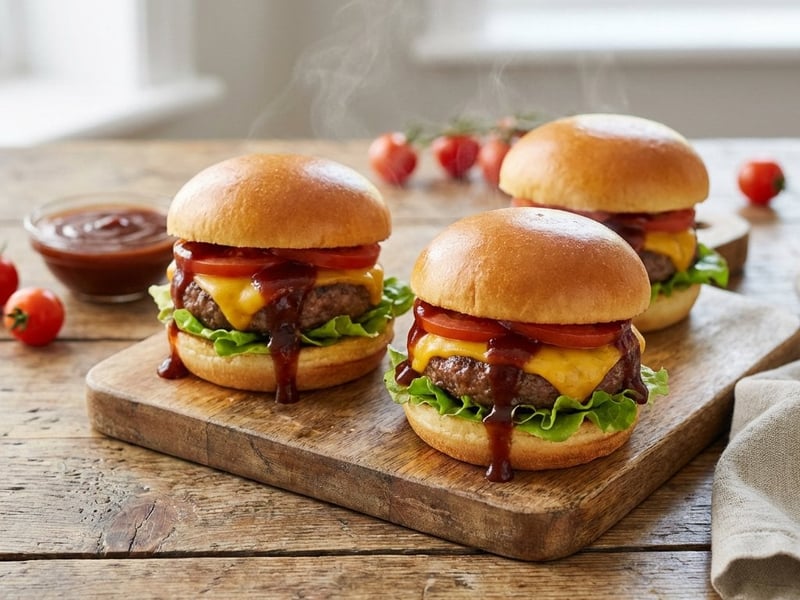 Mini cheeseburger