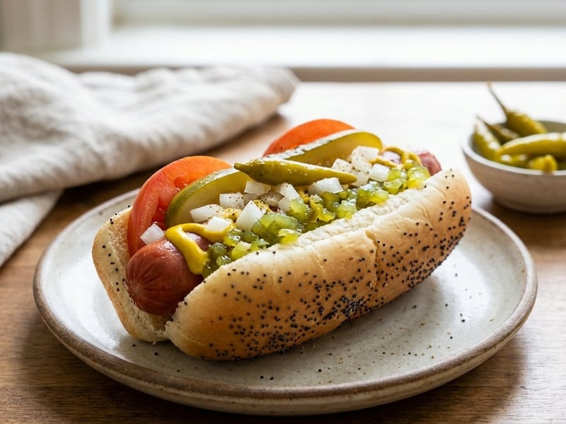 Chicago hot dog