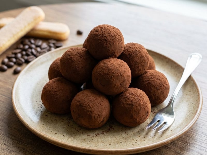 Tiramisu golyók | Gyors sütés nélküli desszert