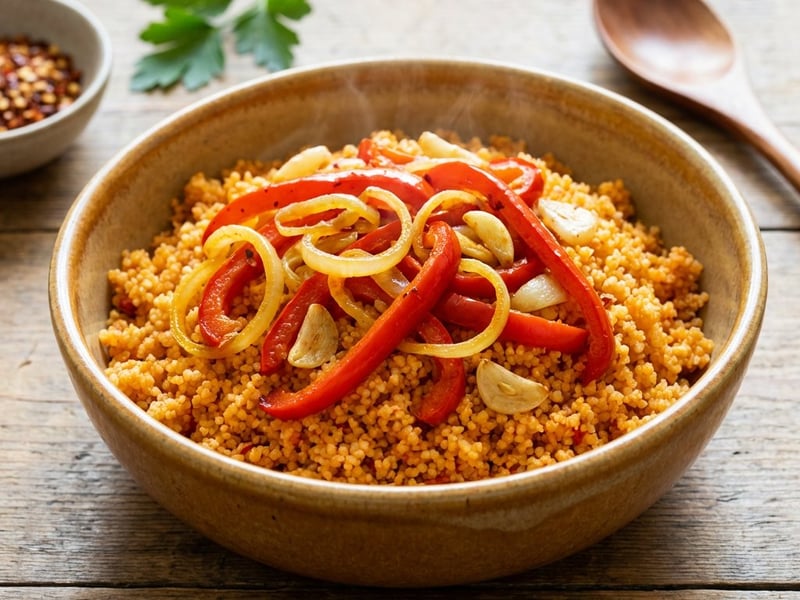 Spicy Couscous with Paprika
