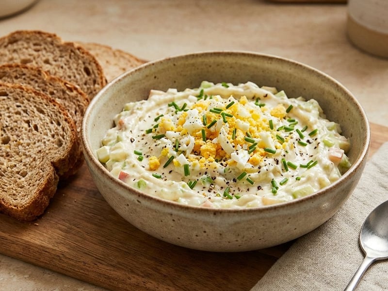 Creamy Celery and Apple Egg Spread
