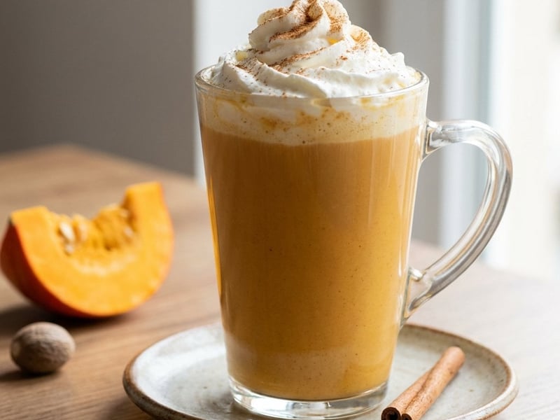 Pumpkin Spice Latte sült sütőtökkel