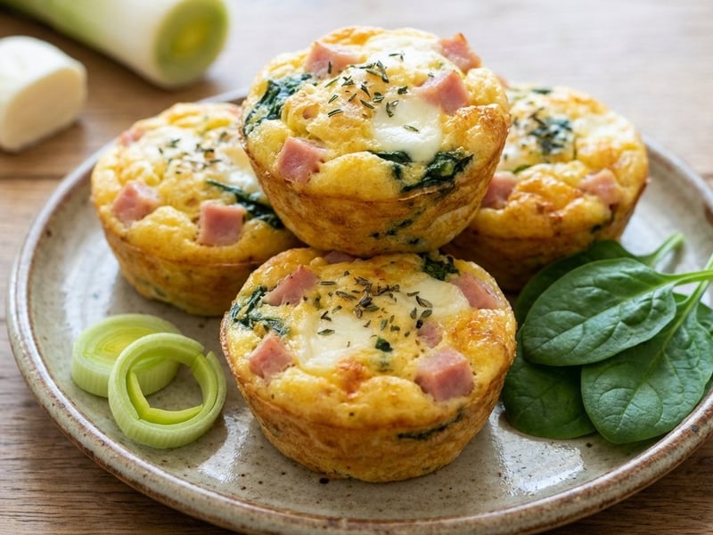 Mozzarella Egg Muffins | Quick and Protein-Rich Breakfast