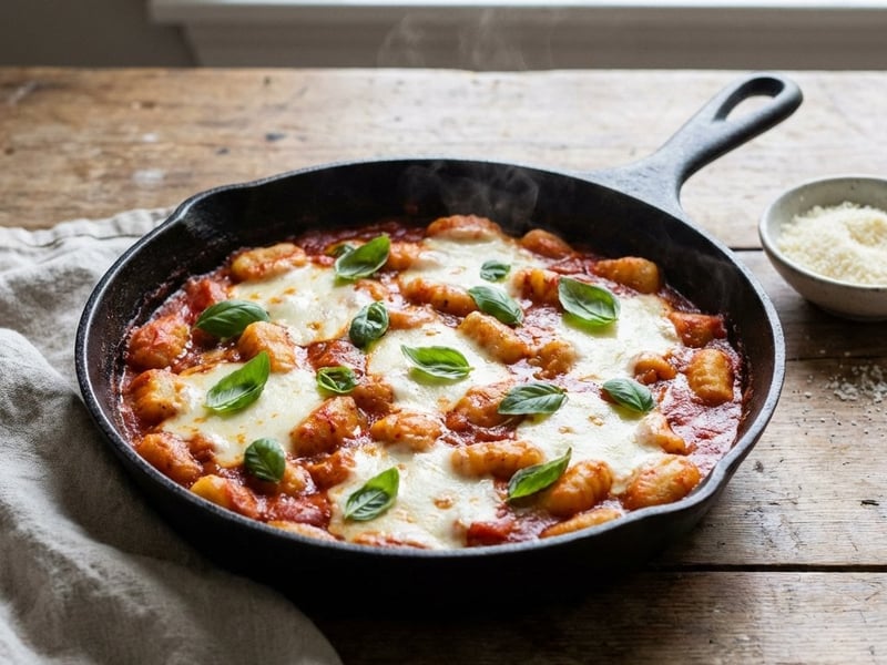 Paradicsomos gnocchi mozzarellával