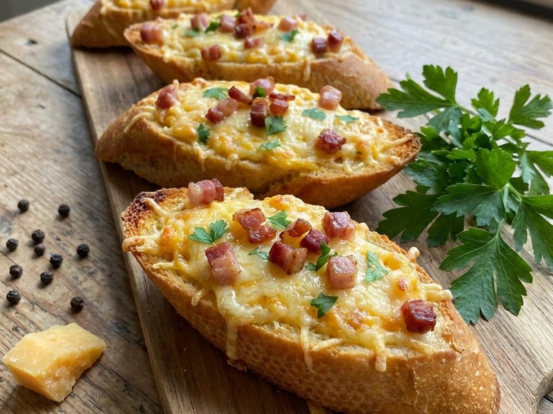 Ropogós cheddar sajtos és pancettás falatkák