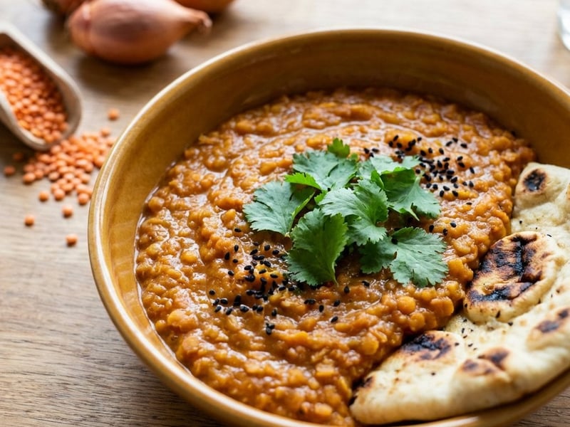 Red Lentil Dhal | Quick Indian One-Pot Meal