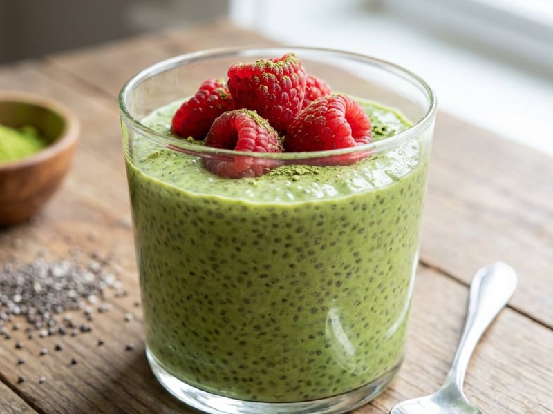 Matcha chia puding | Egészséges reggeli