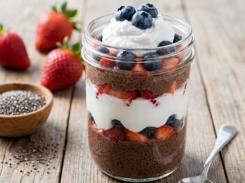 Healthy Fruity Chia Cup