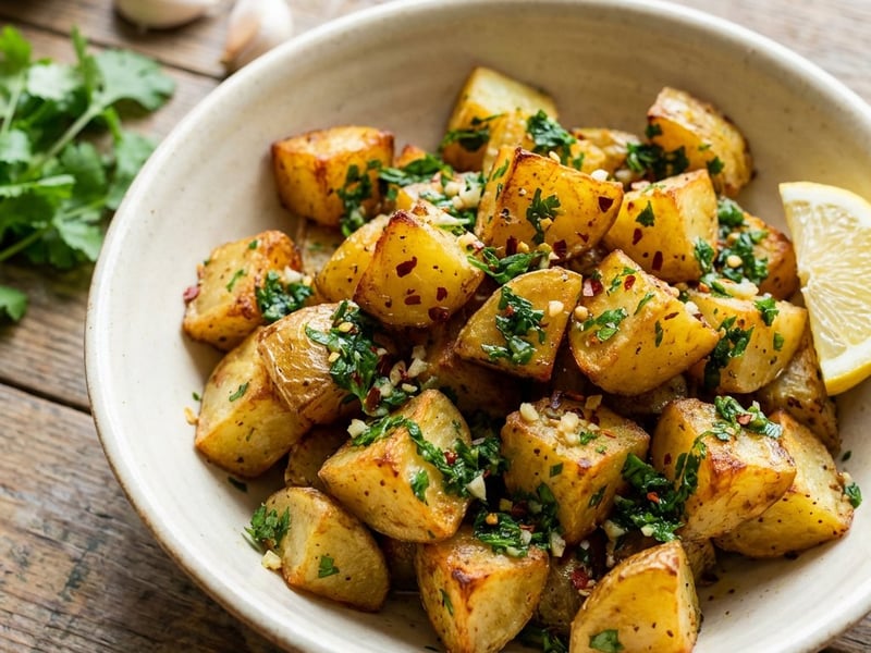 Pikáns libanoni burgonya (batata harra)