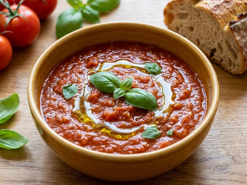 Toszkán kenyérleves Papa al Pomodoro