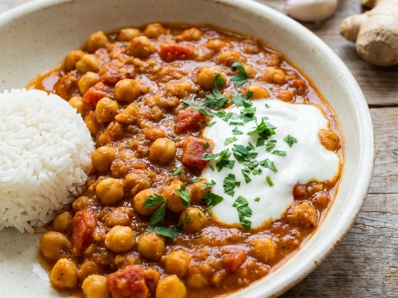 Indián csicseriborsó chana masala | Gyors és egészséges ebéd