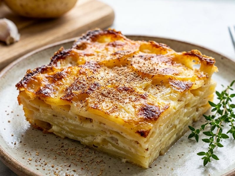 Francia gratinírozott burgonya | Krémes és ropogós köret