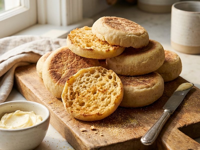Angol muffin | Házi reggeli péksütemény