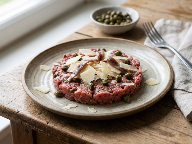 Piemonti tatár beefsteak | Olasz gourmet előétel