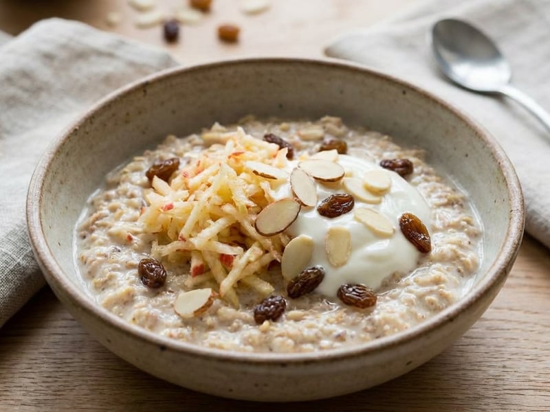 Klasszikus Bircher müzli | Egészséges reggeli almával