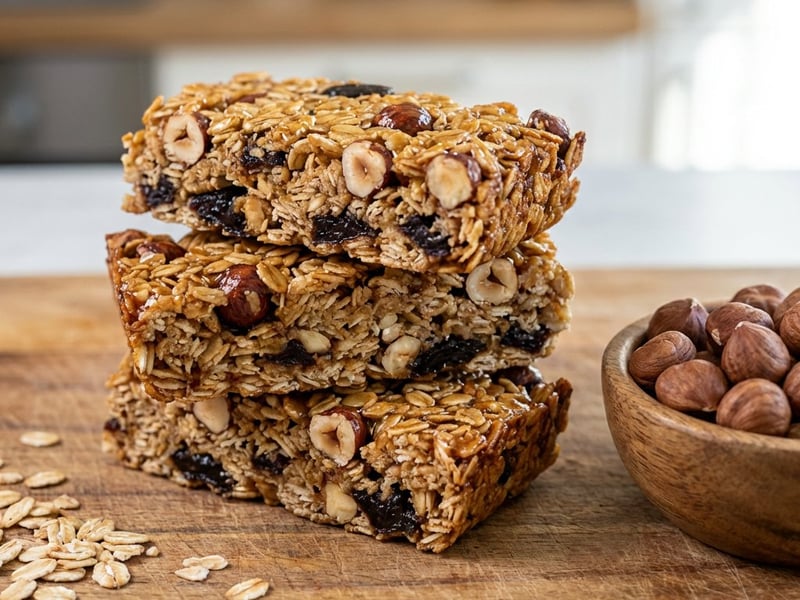 Házi müzliszelet öt összetevőből | Egészséges snack