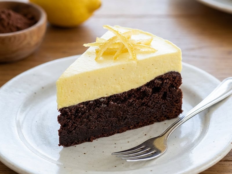 Csokoládétorta citromhabbal | Frissítő ünnepi desszert