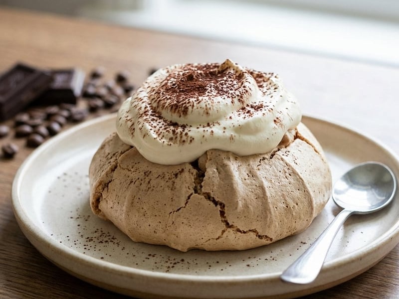 Kávés Pavlova | Különleges kávés desszert