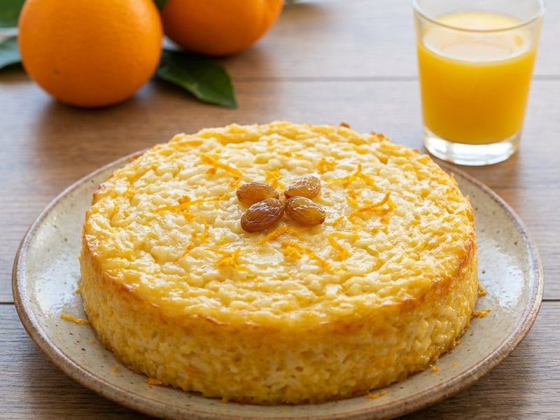 Narancsos rizstorta | Citrusos és krémes desszert