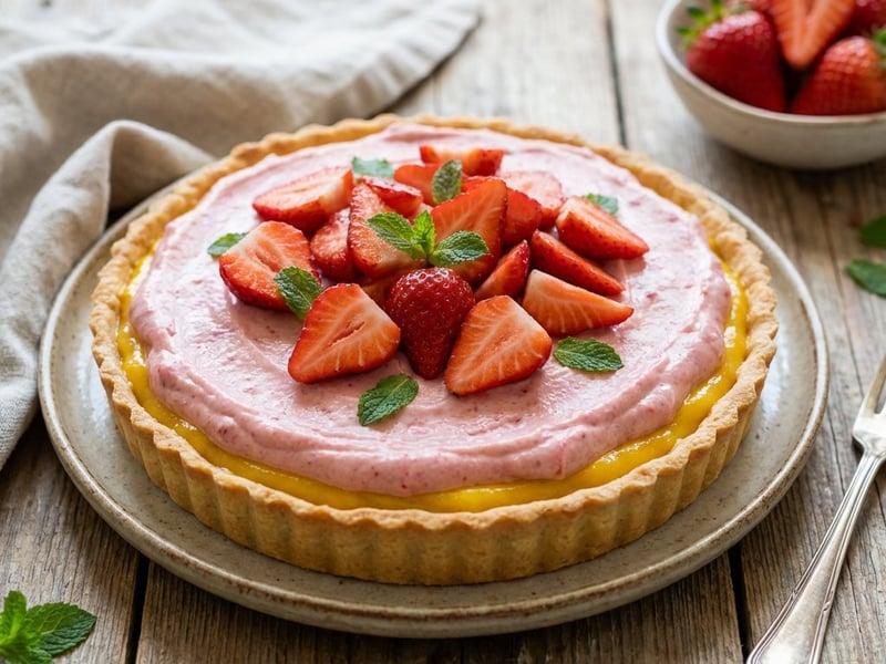 Epres-mangós pite | Frissítő nyári desszert