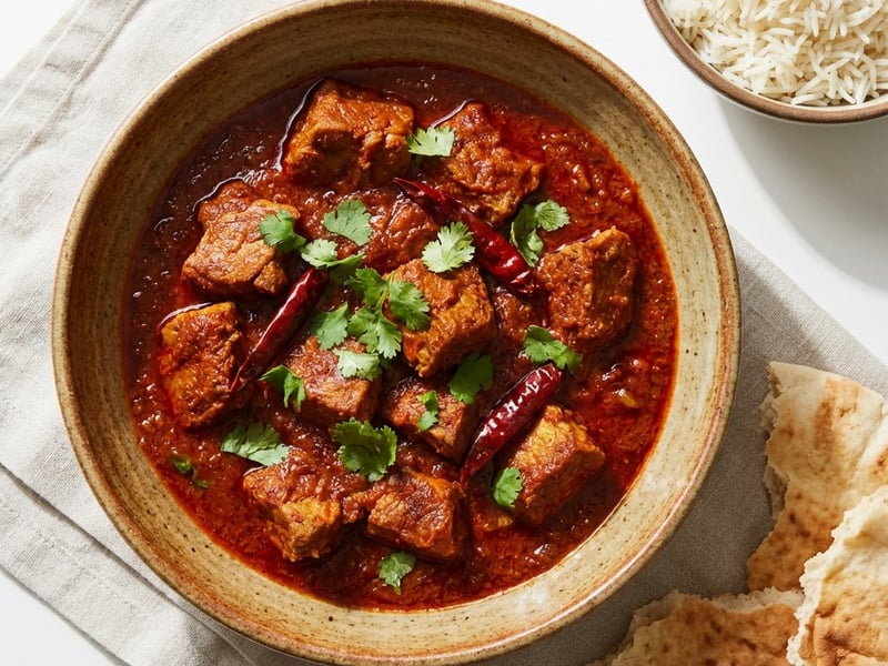 Sertés vindaloo | Tüzes indiai curry recept