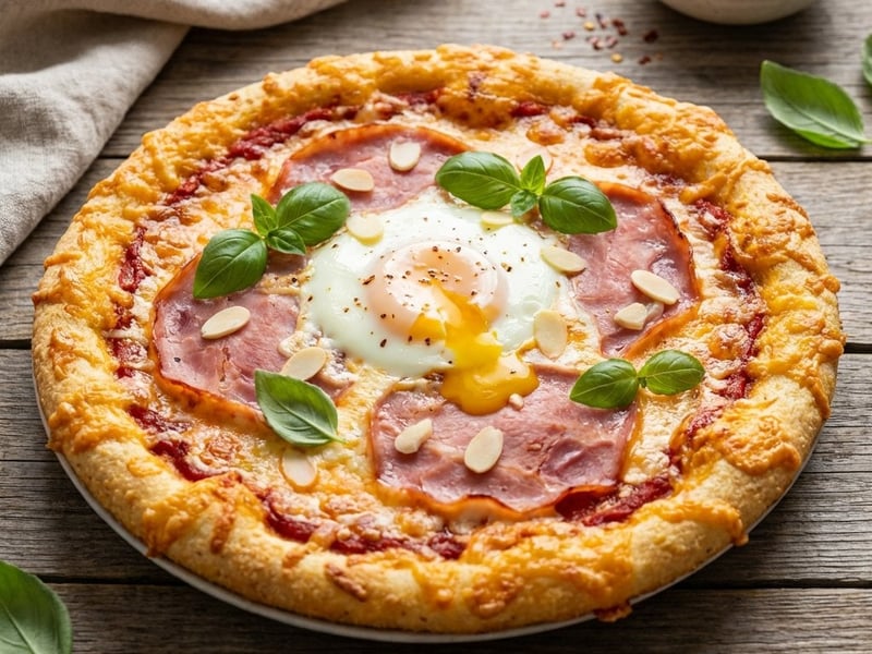 Sajtos pizza mandulaliszttel | Gluténmentes és Low Carb