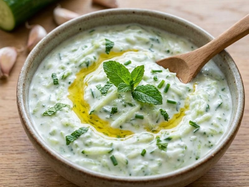Mentás tzatziki