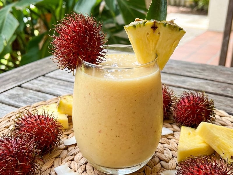 Rambutan smoothie